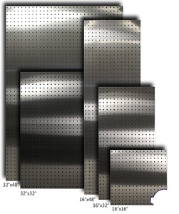 Tablero de herramientas Tablero de clavijas en talleres Tablero de clavijas de gancho en el lugar de trabajo Pantalla de tablero de clavijas de acero - Product Image 3