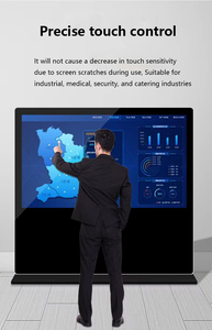 Dọc <span class=keywords><strong>LCD</strong></span> kỹ thuật số biển kiosk Totem 32-85 inch tương tác đứng tương tác cho các cửa hàng bán lẻ wayfinding giáo dục - Product Image 6