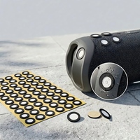FSM-750 IP68-zertifizierter EPTFE Atmungsaktiver Aufkleber, Hydrophobe Wasserdichte Membran, Druckausgleichendes Staubdichtes Netz für Motorgehäuse