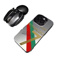 Coque de téléphone portable IMD transparente colorée motif équipe de football pour iPhone 16 Plus 15 17 Pro Max – Vente Flash