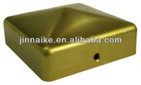 Capuchon rond de style américain pour décoration de portail