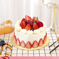 Plateau à gâteaux, plateau à gâteaux, support jetable de mariage, Base ronde, blanc, argent, doré, carton à gâteaux en papier, 12 pouces
