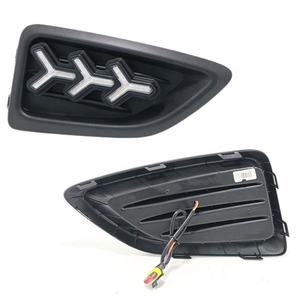 Offre Spéciale DRL pour <span class=keywords><strong>Hyundai</strong></span> solaris Verna reina <span class=keywords><strong>Accent</strong></span> <span class=keywords><strong>2017</strong></span> 2018 2020 2021 LED feux diurnes 12V conduite clignotant lampe - Product Image 5