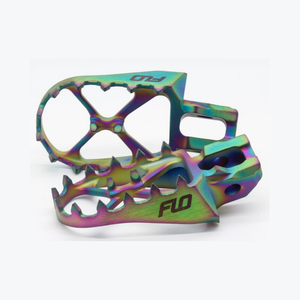 Repose-pieds en titane Flo Motorsports <span class=keywords><strong>Pro</strong></span> Series pour KTM Husqvarna Gas Gas <span class=keywords><strong>125</strong></span>-450cc modèles 2023-2026 TI-793JET - Product Image 2