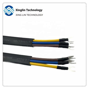 Adaptateur de câble en cuivre PVC personnalisé 2P 3P, bornes mâle/femelle 10A, câble noir 300V IP67 pour connexion de <span class=keywords><strong>lampe</strong></span> extérieure - Product Image 2