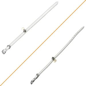 Accesorios para gatos, collar de <span class=keywords><strong>perro</strong></span> de cuero duradero vegano PU con diseño de cocodrilo para gatos y perros con etiqueta de nombre de Metal - Product Image 4