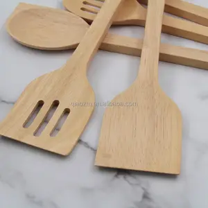 Utensilios de cocina de madera de grado alimenticio, juego de 5 unidades, gran oferta, 2023