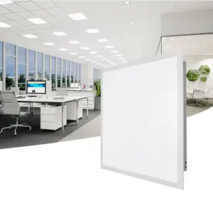 CGT 100-277V 3500K 4000K 5000K damla tavan ofis ışıkları kısılabilir 0-10V LED düz Panel aydınlatma armatürü