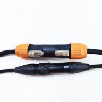 Câble de liaison audio d'alimentation 3 broches PowerCon True1 1m 2m 3m 5m 5 PIN DMX 2.5mm2 Câble d'extension pour éclairage de scène