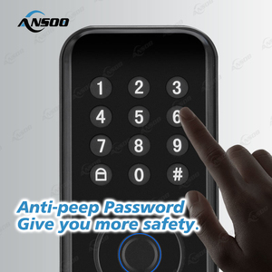 Sinh trắc học vân tay & Keyless nhập Ổ khóa cửa với kết nối wifi tuya BLE mã kỹ thuật số bàn phím chốt cửa thông minh khóa - Product Image 4