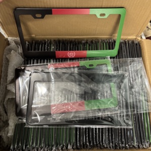 Vente flash Cadre de <span class=keywords><strong>plaque</strong></span> <span class=keywords><strong>d</strong></span>'<span class=keywords><strong>immatriculation</strong></span> personnalisé pour l'Asie <span class=keywords><strong>centrale</strong></span> Accessoire de voiture de haute qualité - Product Image 2