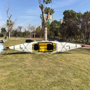 Canoa Deportiva Estable para Lago o Río, <span class=keywords><strong>Oru</strong></span> de 2 Plazas, Kayak Plegable para Viajes Recreativos, Paseos de un Día y Picnic - Product Image 3