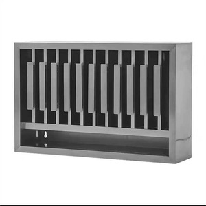 Étagère murale simple couche pour coloration capillaire, meuble de présentation en acier inoxydable pour 3 couleurs, idéal pour salon compact - Product Image 3