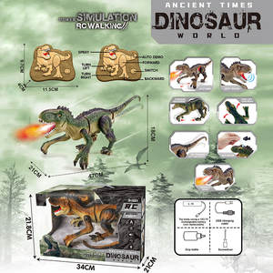 Détection de l'évitement des obstacles avec capteur de lumière et de pulvérisation Jouet de marche en plastique Rc <span class=keywords><strong>T</strong></span> <span class=keywords><strong>Rex</strong></span> Dinosaure - Product Image 3