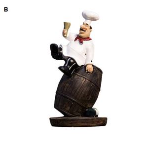 Ustom-Estatuillas de <span class=keywords><strong>chef</strong></span> creativas, figurillas modernas - Product Image 4