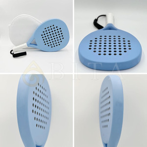 Raquette de badminton sportive légère de haute qualité avec logo personnalisé, fabricant direct d'usine, vente en gros à prix avantageux, raquette de padel - Product Image 4