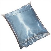 Matelas de cercueil et couverture de cercueil en taffetas de satin de style européen avec rembourrage capitonné et coussin intégré, textile blanc élégant