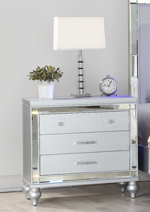 OE HOME Modern Wood Nightstand with 2 <b>Drawers</b> Eco-Friendly & Adjustable Storage for Home Bedroom - Product Image 4