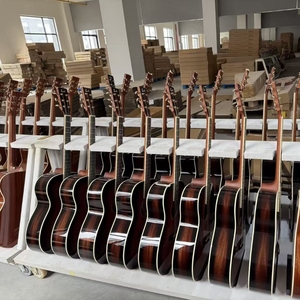 <span class=keywords><strong>Chitarra</strong></span> Acustica da Concerto Personalizzata in Cocobolo 41 Pollici, Interamente in Legno Massello <span class=keywords><strong>con</strong></span> Cutaway, <span class=keywords><strong>Chitarra</strong></span> Acustica di Alta Qualità - Product Image 5
