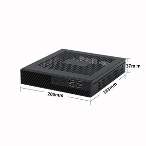 DX01 Thin Half Height Mini Itx Desktop <b>Computer</b> Chassis Supports MINI ITX <b>Motherboard</b> Pc Case - Product Image 5