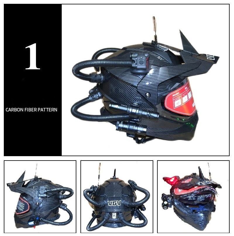 ลายคาร์บอนไฟเบอร์สีดำเงา