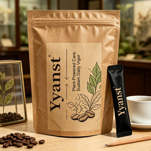 Café Herbal Plant Powered Care Sustain Daily Vigor, Bebida Energética Instantánea Diaria para Hombres, OEM, Etiqueta Privada, Sachet Personalizado - Product Image 2