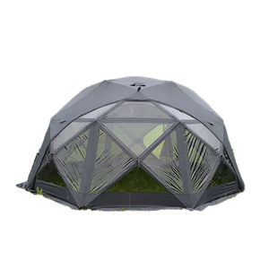 <span class=keywords><strong>Tente</strong></span> de camping familiale en toile octogonale pour l'extérieur, quatre saisons, 6 à 8 personnes, épaisse, imperméable, double couche, pour hôtel - Product Image 2