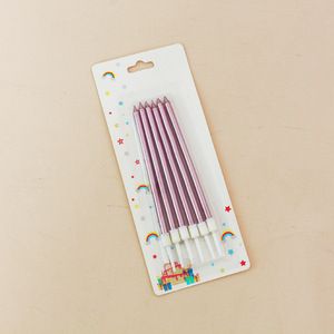 Bougies à Gâteau Vente Chaude Beau 6pcs par paquet Crayon Joyeux <span class=keywords><strong>Anniversaire</strong></span> Gâteau Bougies Fournisseur - Product Image 2