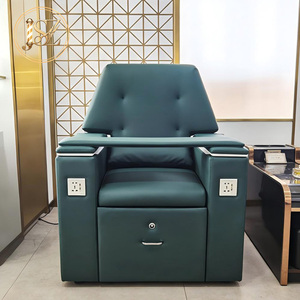Fauteuil de pédicure moderne réglable, fauteuil de massage professionnel <span class=keywords><strong>pour</strong></span> <span class=keywords><strong>les</strong></span> pieds, fauteuil de soin des pieds en cuir, mobilier de salon de beauté - Product Image 3