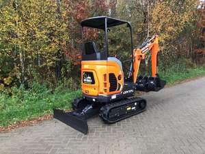 Excavadora original DX17Z Excavadora hidráulica sobre orugas en buenas condiciones - Product Image 2