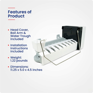 Máquina de Hielo de Repuesto D7824706Q para Whirlpool D7824706Q 0056504 0056599 0056605 - Product Image 3