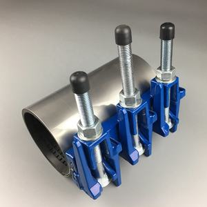 Abraçadeira de Reparo para Tubos Vazadores em Aço Inoxidável SS304 com Conexão DI - Product Image 6