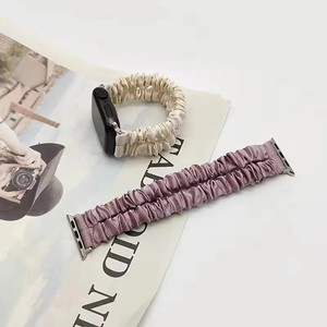 <span class=keywords><strong>Bracelet</strong></span> élastique double scrunchie pour <span class=keywords><strong>femme</strong></span>, <span class=keywords><strong>bracelet</strong></span> de montre pour <span class=keywords><strong>Apple</strong></span> <span class=keywords><strong>Watch</strong></span>, 38, 40, 41, 42, 44, 45, 49 mm, pour iWatch <span class=keywords><strong>SE</strong></span> Series 8, 7, 6, 5 - Product Image 2