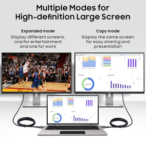 <span class=keywords><strong>Cable</strong></span> <span class=keywords><strong>DisplayPort</strong></span> 1.2 a HDMI <span class=keywords><strong>2.0</strong></span> 4K 30 Hz, 1,5/2/3 m, trenzado de nailon, chapado en oro, transmisión HD estable - Product Image 6