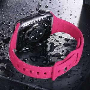 Correa de Silicona Compatible con CHARM para Cintura Pequeña, Hebilla de Mariposa en Forma de 8, para Reloj IWatch <span class=keywords><strong>Serie</strong></span> 6 <span class=keywords><strong>7</strong></span> 8 SE/Ultra - Product Image 4
