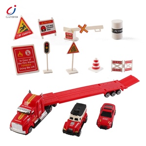 Custom Model Alloy 1:58 Fire Engineering Racing Police Diecast Toy Vehicles, Slide Metal Cars Diecast <strong>Truck</strong> - Product Image 6