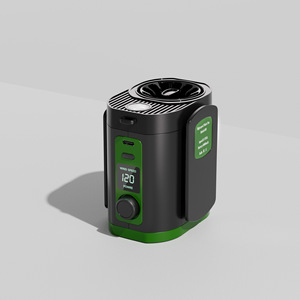 Ventilateur portable mini G03 120 à vitesse réglable, rechargeable par USB, pour <span class=keywords><strong>camping</strong></span> et voyage, à clipser sur ceinture ou collier, 10000 mAh - Product Image 4