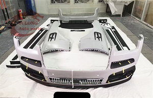 Pare-chocs avant en fibre de carbone sèche de style M pare-chocs arrière garde-boue jupe latérale spoiler arrière kit de carrosserie pour Rolls-Royce <span class=keywords><strong>Wraith</strong></span> - Product Image 2