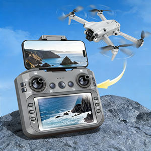 Dron profesional para principiantes S101 MAX 4K con cámara dual, conectividad RC 5G WIFI, evitación de obstáculos, pantalla RC FPV, cuadricóptero plegable. - Product Image 1