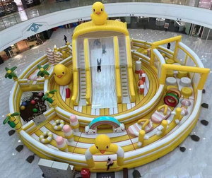 Castello Gonfiabile da Esterno Bianco con Scivolo, Casa Gonfiabile Personalizzata in PVC, Parco Divertimenti Gonfiabile per Eventi e <span class=keywords><strong>Intrattenimento</strong></span> - Product Image 6