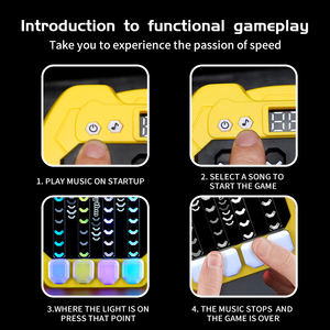 Consola de juegos portátil para interacción entre padres e hijos, juguete iluminado, juguete de descompresión, máquina de juego de ritmo inteligente - Product Image 6