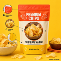 Sachets refermables personnalisés avec logo couleur pour snacks en poudre, anti-odeur, anti-humidité, qualité alimentaire, sacs PE à fond plat, imprimés en héliogravure avec fermeture éclair