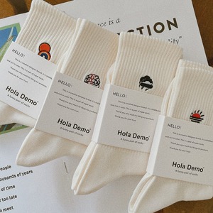 Сделанные на заказ носки с вышивкой, промо-вышитые вязаные носки, логотип на заказ - Product Image 2