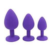 Bouchons anaux en silicone S/M/L, plug anal unisexe, 3 tailles différentes, jouets pour adultes pour hommes/femmes, entraîneur anal pour couples SM