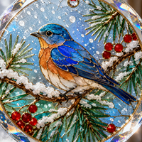 Ornement suspendu en verre cristal de style floral personnalisé, ornement décoratif en verre cristal, pendentif tulipe pour décoration de cadeau de fête
