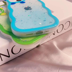Nouveau Macaron Couleur Ondulé Bordure Mobile Téléphone Cas Transparent Estuches Para Celular Téléphone Cas Pour iPhone 15 14 13 12 11 Pro Max - Product Image 6
