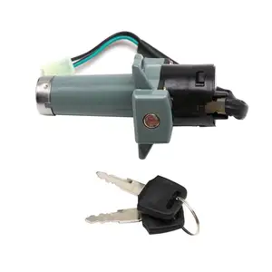 WY125 TITAN CG150 HJ150 Ignition Switch 4 wires Zn lock core Handle Pipe Top Bridge Motorcycle parts