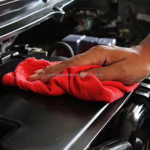 Bông Màu Đỏ Cửa Hàng Khăn Gói 150 Công Nghiệp Cơ Khí Chất Lượng Bền Làm Sạch Vải Cửa Hàng Rags Cho Cửa Hàng Nhà Tự Động Nhà Để Xe - Product Image 6