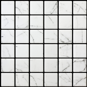 Mosaico TOGAMA Moderno y Contemporáneo para Pared Interior de Baño, Ecológico, Cuadrado, 50X50, Acabado Mate Oslo, Vidrio Reciclado, Grosor de 5.6mm - Product Image 1