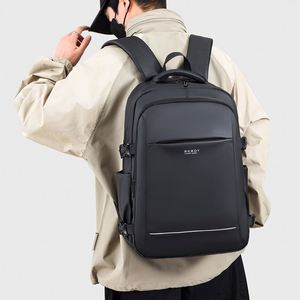 Usine 15.6 pouces Logo personnalisé étanche Oxford PU matériel hommes d'affaires jour Pack sac voyage sac à dos pour ordinateur portable - Product Image 5